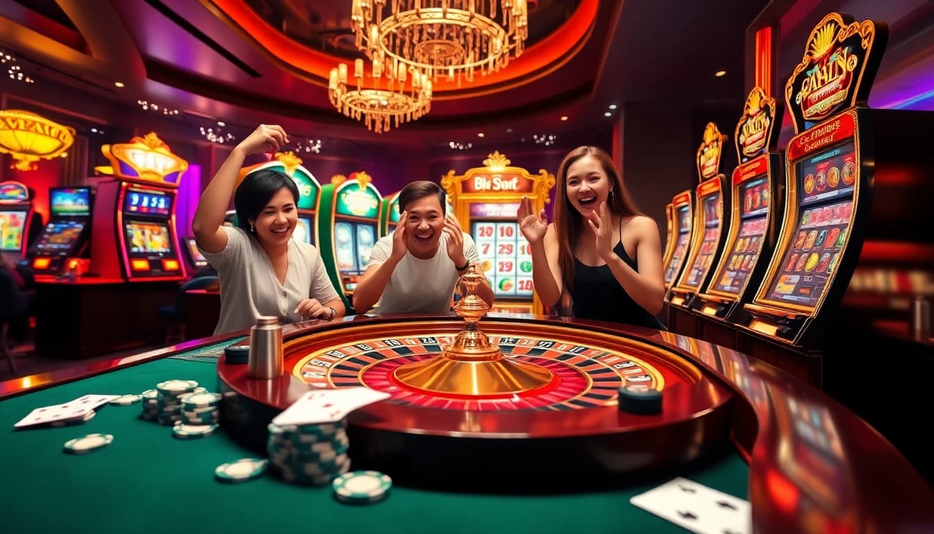 Experience the excitement of 69VN's luxurious online casino with immersive games and vibrant gaming elements.
