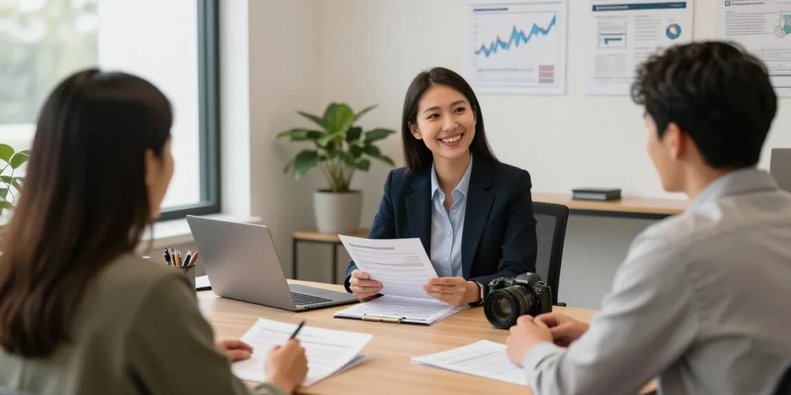 Financial advisor Williamsburg VA consulting with clients in a trusted professional setting.