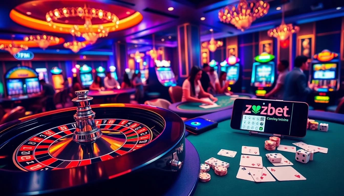 Experience thrilling gameplay at https://zbetm.org/ with exciting poker chips and vibrant casino tables.