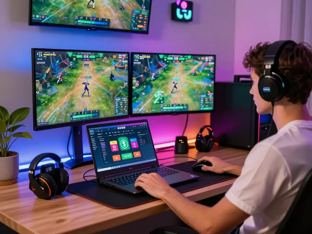 Immersive gaming setup showcasing SC88 betting experience for online users.