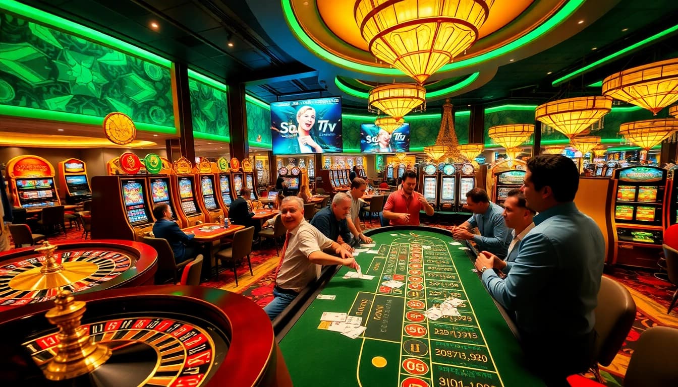 CakhiaTV enhances the excitement of live football betting at a luxurious casino.