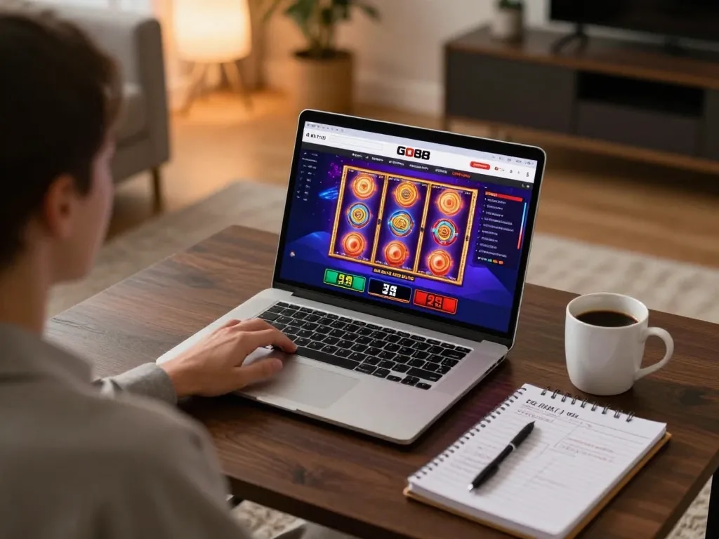 The player engages actively with GO88 while strategizing for a better gaming experience.