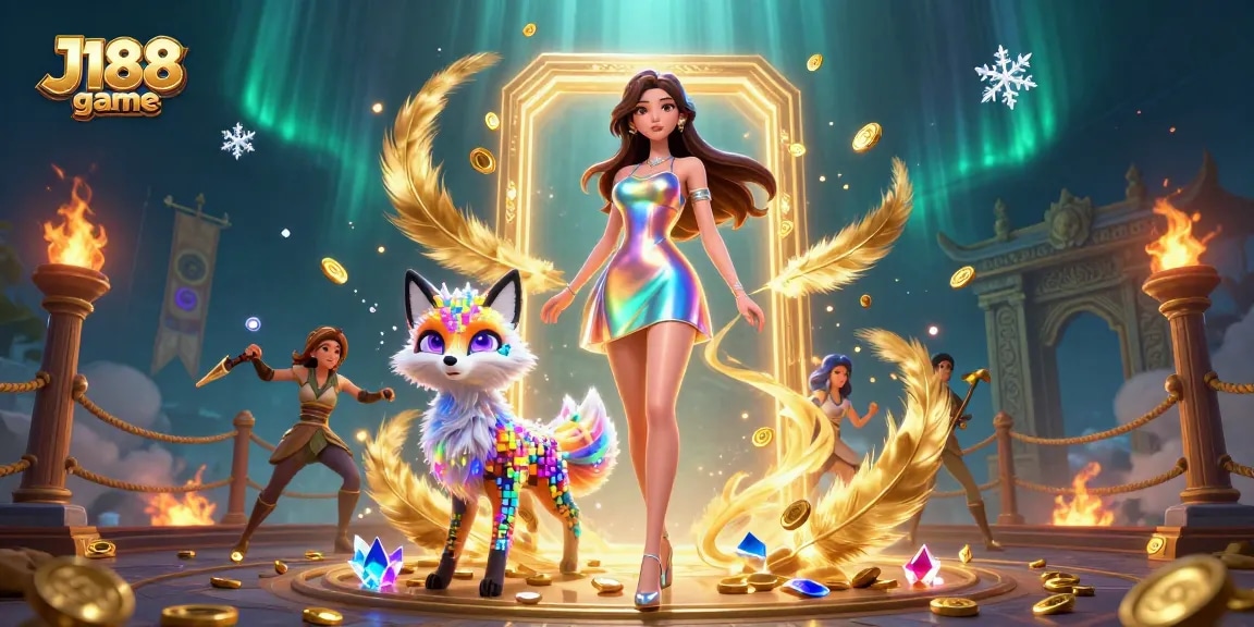 Experience the thrilling J188 game with vibrant characters and dynamic gambling elements in action.