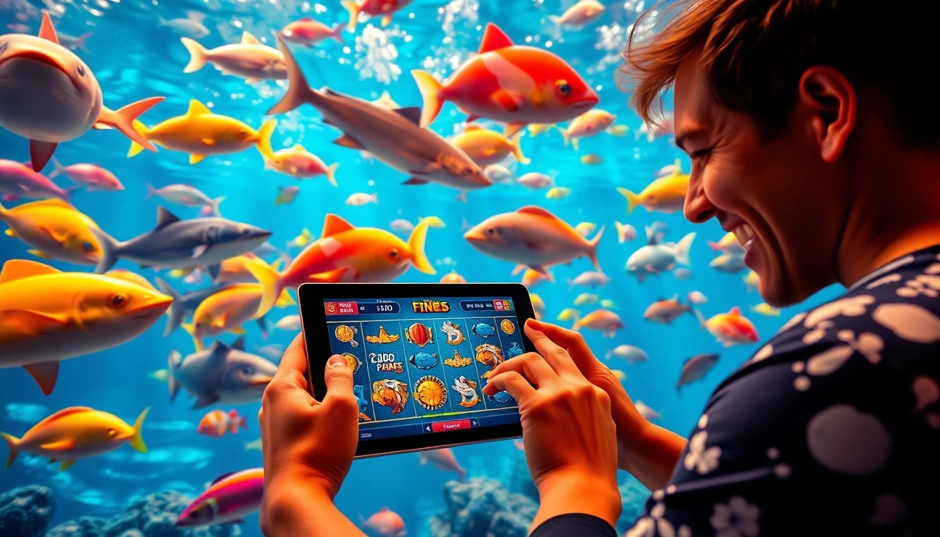 Experience the thrill of bắn cá đổi thưởng as you engage with vibrant aquatic visuals and exciting gameplay.