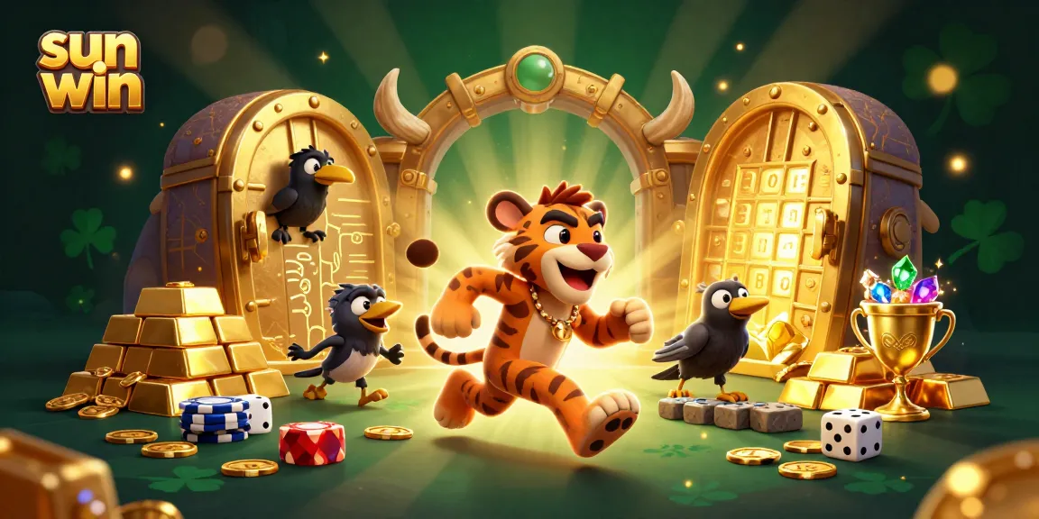 Experience the thrill of sun win with dynamic cavemen and treasure-filled adventures!