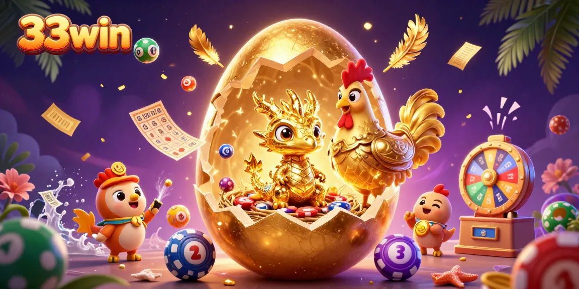 Experience thrilling wins at 33win, where a golden dragon reigns over jackpots and casino fun.
